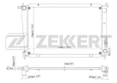 Теплообменник (ZEKKERT: MK-1227)