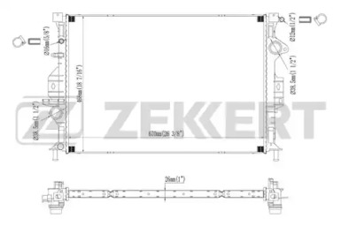 Теплообменник (ZEKKERT: MK-1230)