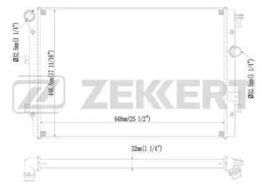 Теплообменник (ZEKKERT: MK-1231)