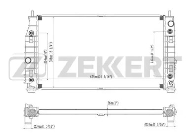 Теплообменник (ZEKKERT: MK-1233)