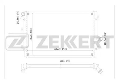 Теплообменник (ZEKKERT: MK-1234)