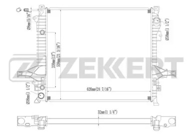 Теплообменник (ZEKKERT: MK-1235)