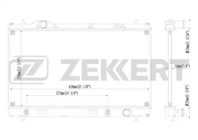 Теплообменник (ZEKKERT: MK-1240)