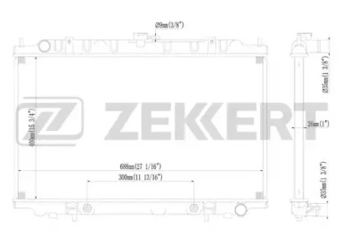 Теплообменник (ZEKKERT: MK-1241)