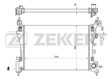 Теплообменник (ZEKKERT: MK-1242)