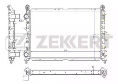 Теплообменник (ZEKKERT: MK-1245)