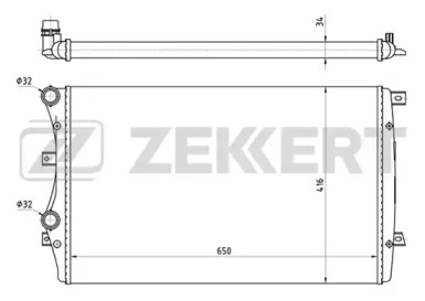 Теплообменник (ZEKKERT: MK-1246)