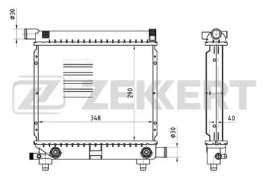 Теплообменник (ZEKKERT: MK-1247)