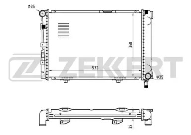 Теплообменник (ZEKKERT: MK-1255)