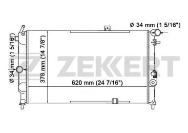 Теплообменник (ZEKKERT: MK-1261)