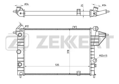 Теплообменник (ZEKKERT: MK-1264)