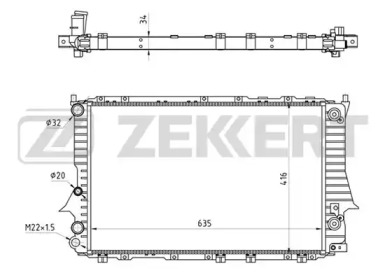 Теплообменник (ZEKKERT: MK-1268)