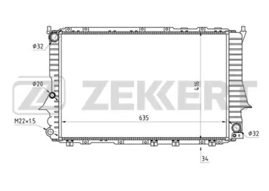 Теплообменник (ZEKKERT: MK-1269)