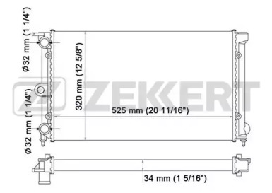 Теплообменник (ZEKKERT: MK-1271)