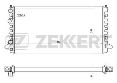 Теплообменник (ZEKKERT: MK-1273)