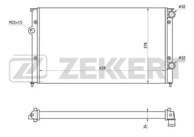 Теплообменник (ZEKKERT: MK-1274)