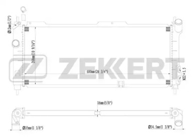 Теплообменник (ZEKKERT: MK-1279)