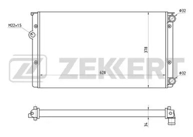 Теплообменник (ZEKKERT: MK-1281)