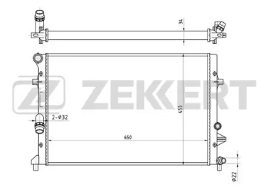 Теплообменник (ZEKKERT: MK-1286)