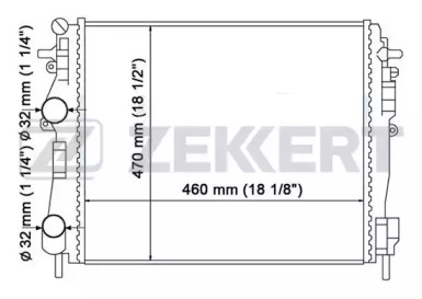 Теплообменник (ZEKKERT: MK-1299)