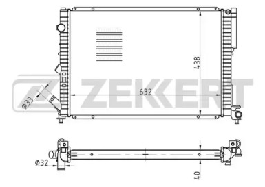 Теплообменник (ZEKKERT: MK-1307)