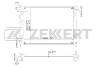 Теплообменник (ZEKKERT: MK-1309)