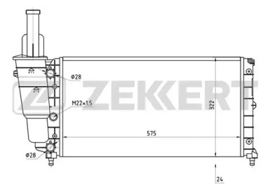 Теплообменник (ZEKKERT: MK-1310)