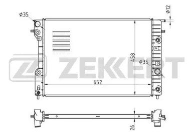 Теплообменник (ZEKKERT: MK-1312)