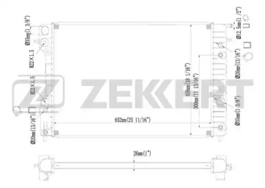 Теплообменник (ZEKKERT: MK-1313)