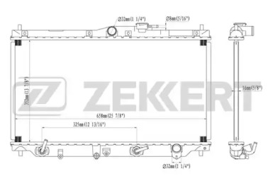 Теплообменник (ZEKKERT: MK-1315)