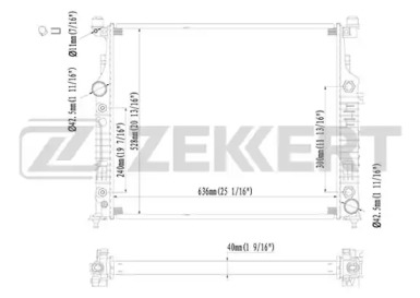 Теплообменник (ZEKKERT: MK-1317)