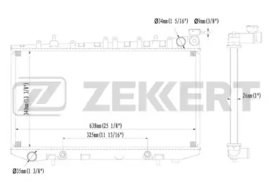 Теплообменник (ZEKKERT: MK-1319)