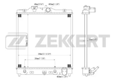 Теплообменник (ZEKKERT: MK-1320)