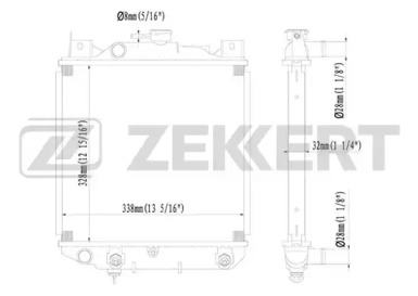 Теплообменник (ZEKKERT: MK-1325)