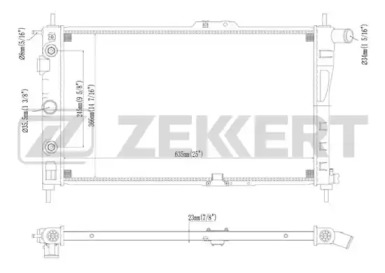 Теплообменник (ZEKKERT: MK-1329)