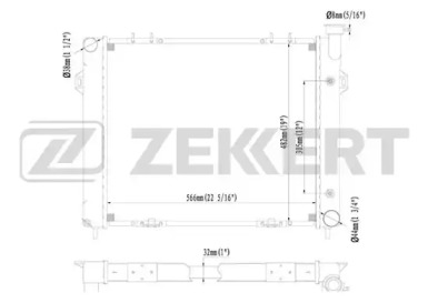 Теплообменник (ZEKKERT: MK-1334)