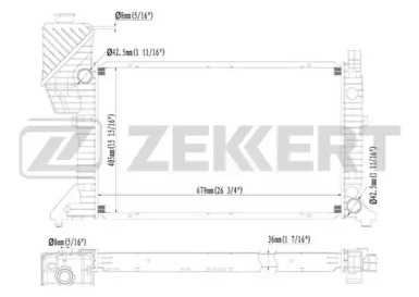 Теплообменник (ZEKKERT: MK-1338)