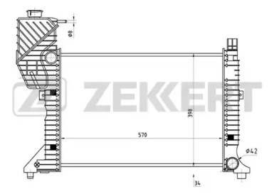 Теплообменник (ZEKKERT: MK-1339)