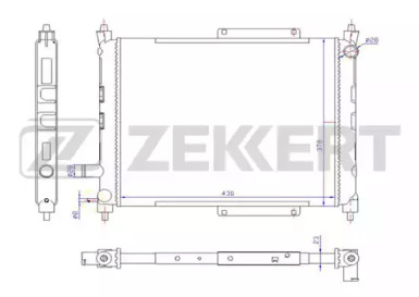 Теплообменник (ZEKKERT: MK-1341)