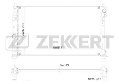 Теплообменник (ZEKKERT: MK-1343)