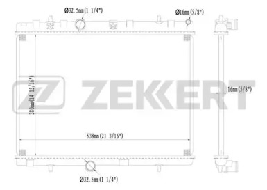 Теплообменник (ZEKKERT: MK-1344)