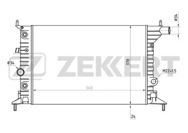 Теплообменник (ZEKKERT: MK-1345)