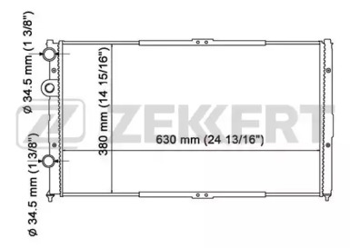 Теплообменник (ZEKKERT: MK-1350)