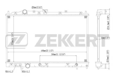 Теплообменник (ZEKKERT: MK-1357)