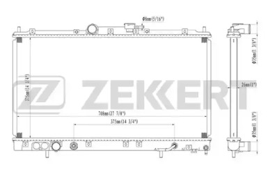 Теплообменник (ZEKKERT: MK-1365)