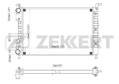 Теплообменник (ZEKKERT: MK-1370)