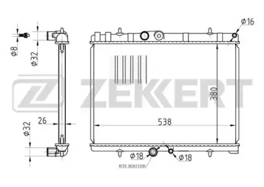 Теплообменник (ZEKKERT: MK-1371)