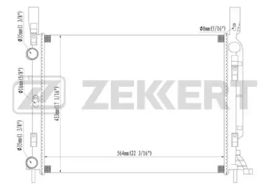 Теплообменник (ZEKKERT: MK-1375)