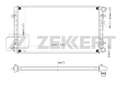 Теплообменник (ZEKKERT: MK-1377)