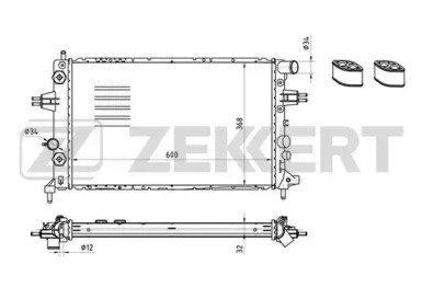 Теплообменник (ZEKKERT: MK-1381)